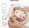 6 Pieces 8 Inch Embroidery Hoop with Metal Screw, Round Embroidery Hoops Set